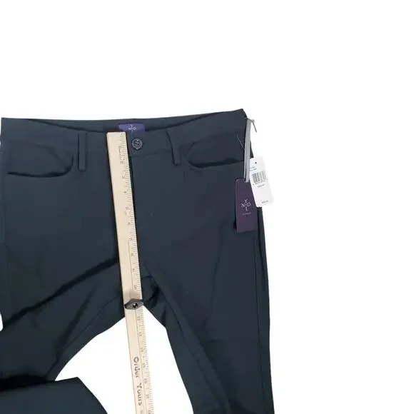 NEW NYDJ Cindy Trouser Pant Ponte Knit Womens Sz 8 Petite Gray Slim Leg Stretch - Picture 12 of 13